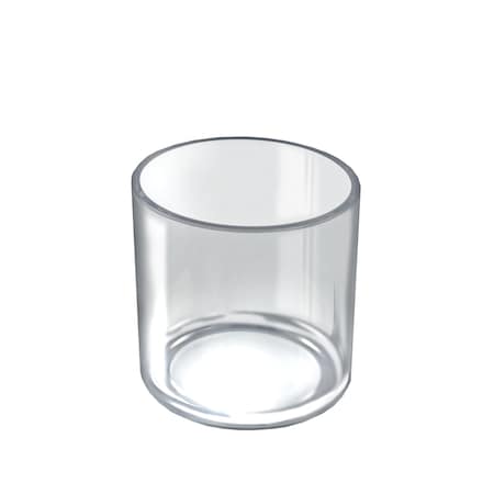 Azar Displays 4" x 4" Deluxe Clear Acrylic Cylinder, PK4 556334